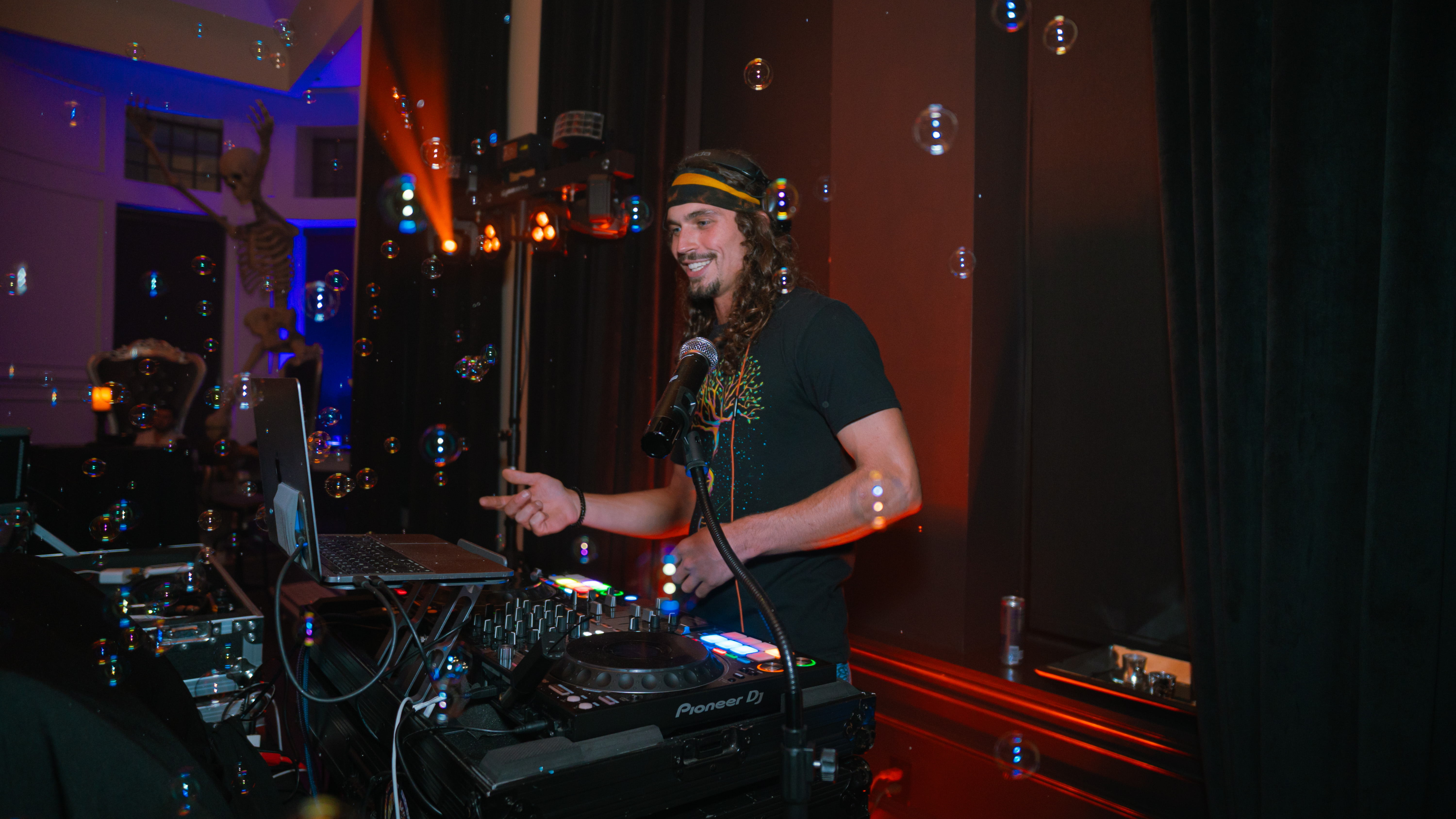 DJ at party event